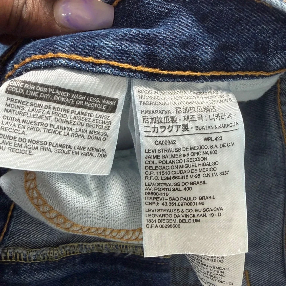 Levis 550 Relaxed Fit Mens Blue Denim Jeans W42‎ L29 Medium Wash Classic